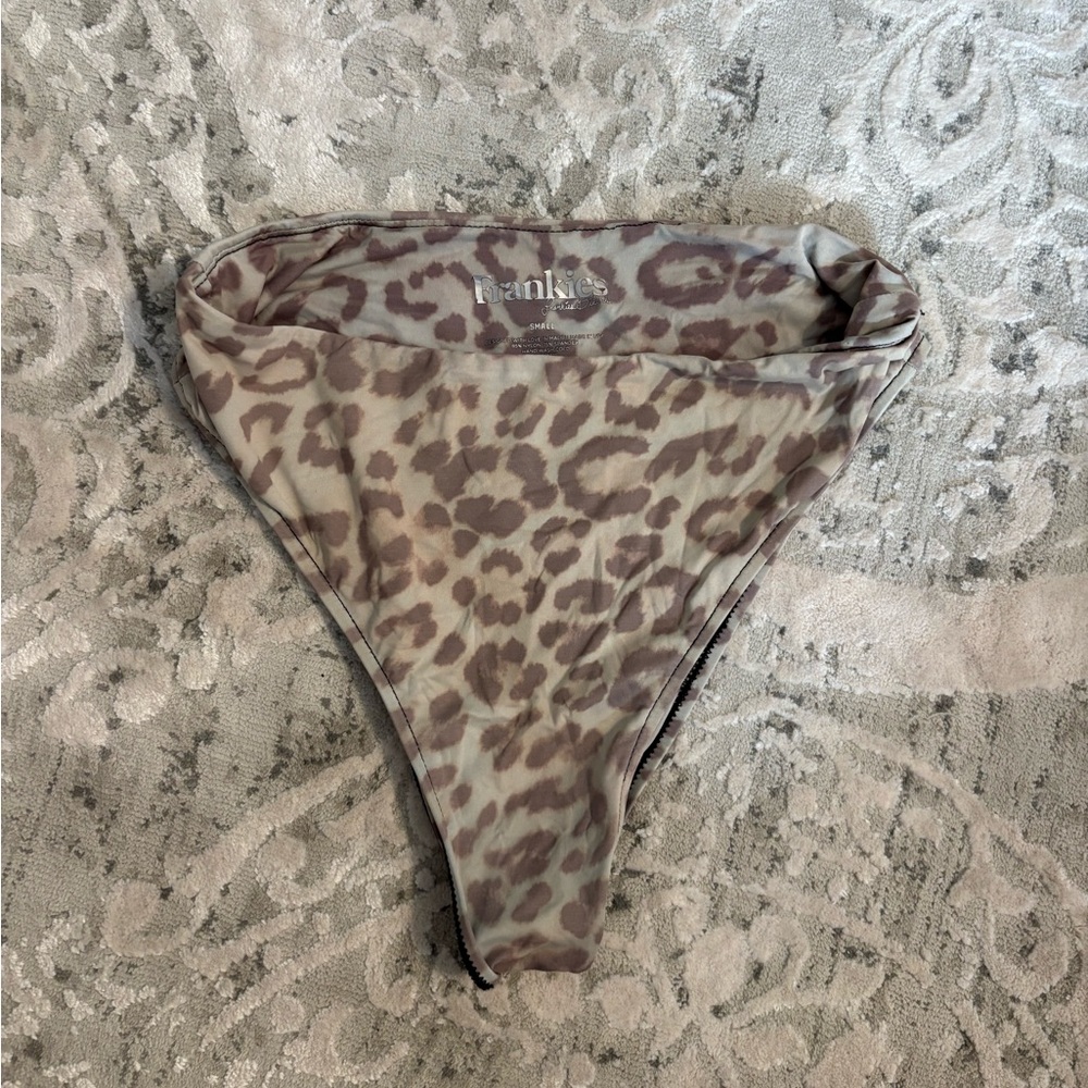 Frankie's Bikinis Leopard Print Bikini Bottom